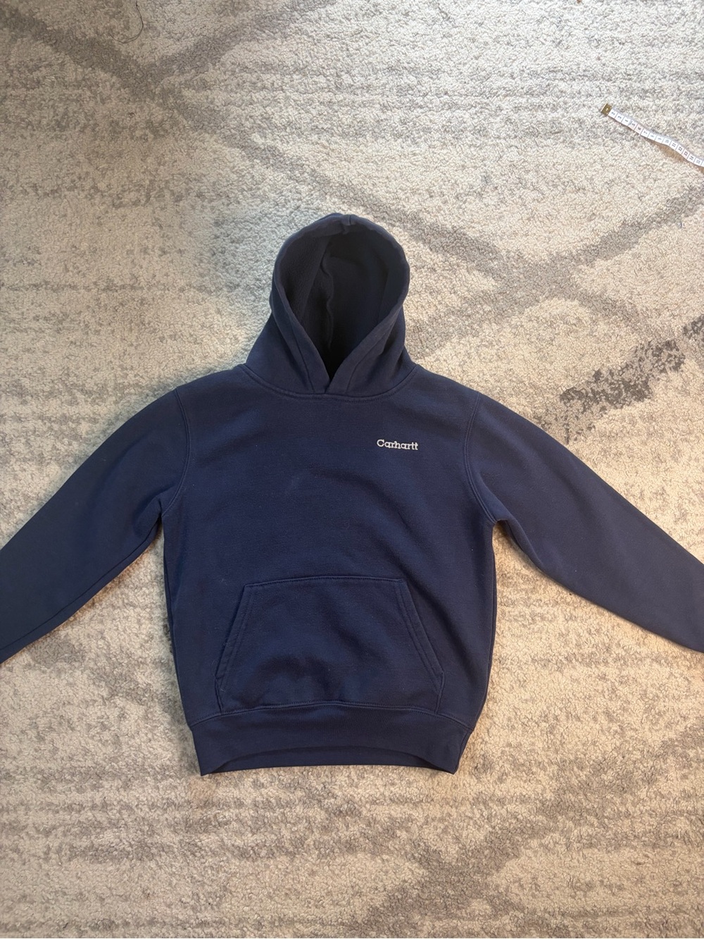 Carhartt Kids Navy Blue Pullover Hoodie